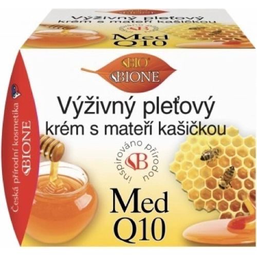 Bione Cosmetics v��ivn� ple�ov� kr�m s mate�� ka�i�kou Med Q10 51 ml Bione Cosmetics v��ivn� ple�ov� kr�m s mate�� ka�i�kou Med Q10 51 ml